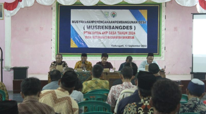 MUSRENBANG Desa Kedungjati Priorotaskan Pembangunan Perekonomian, Kesehatan, Pembangunan Wisata Desa serta Keterbukaan Informasi Publik Desa
