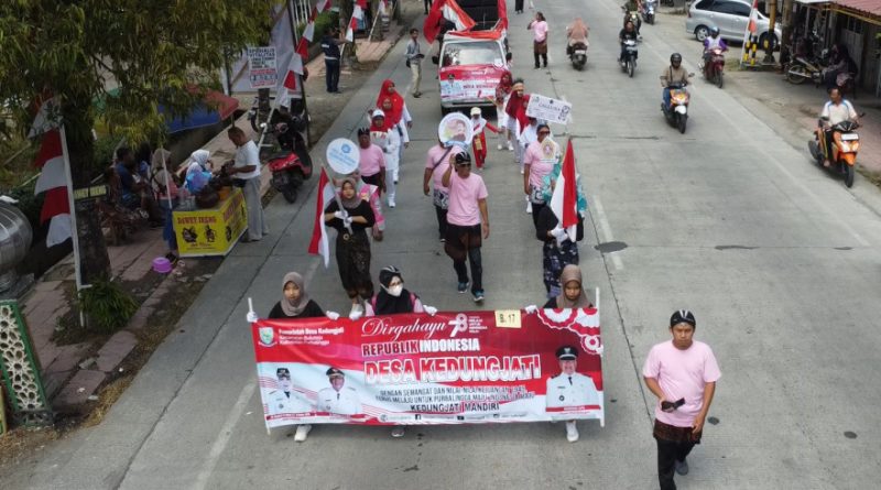 Semarakan Karnaval Budaya Kecamatan,Pemdes Kedungjati Ikutkan 8 Kontingen Unggulan
